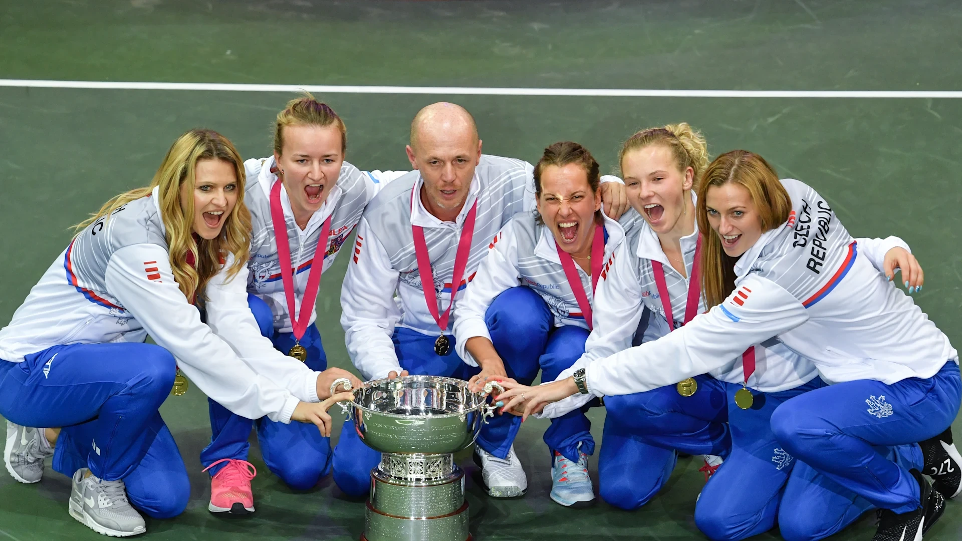 Czechia and Great Britain prepare for a Billie Jean King Cup quarter-final in Shenzhen